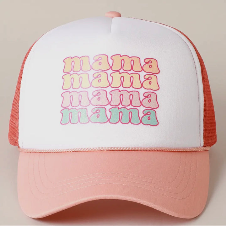 Mama Dusty Rose Trucker Hat