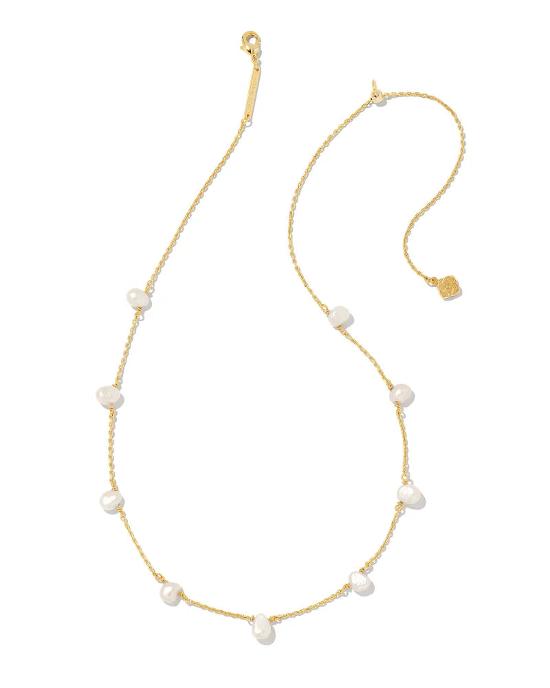 Kendra Scott Leighton Pearl Strand on Gold Bliss Boutique