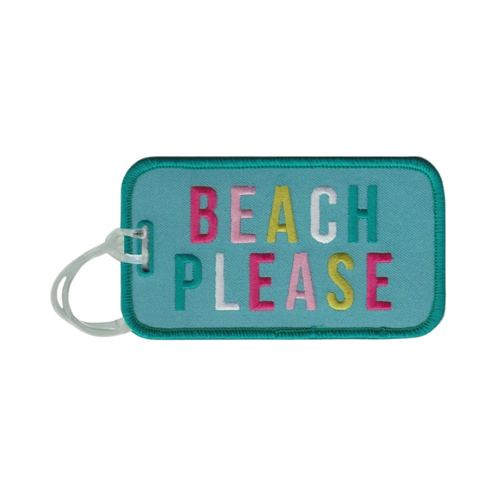 Beach Please Luggage Tag