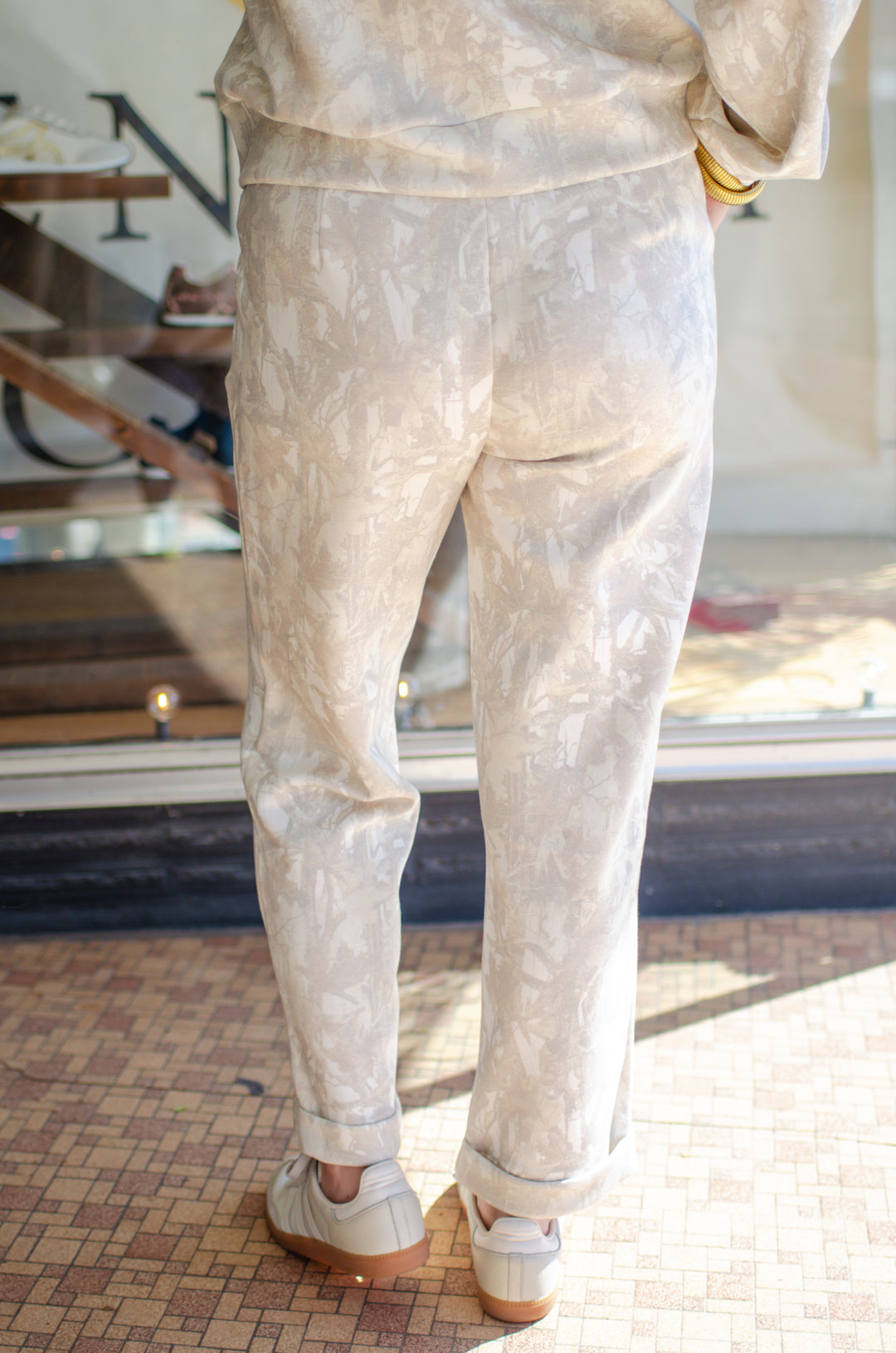 Blended Neutral Camo Buttery Soft Jogger Pant