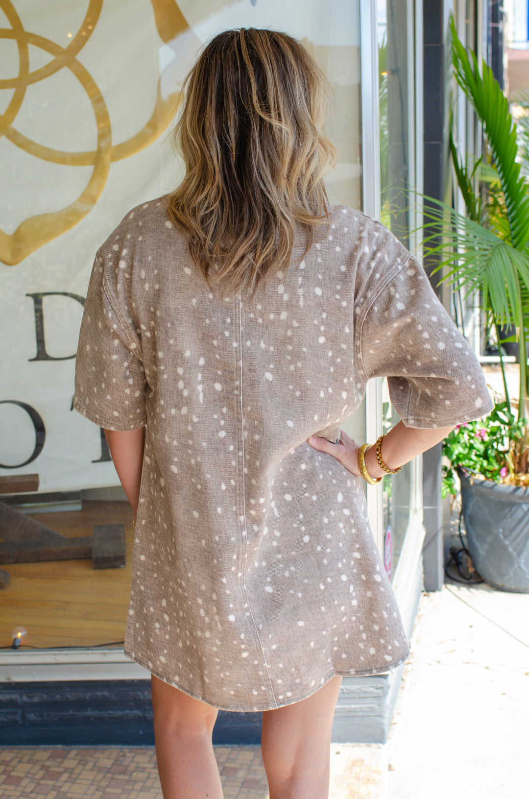 Choose Love Bambi Print Relaxed Fit Dress