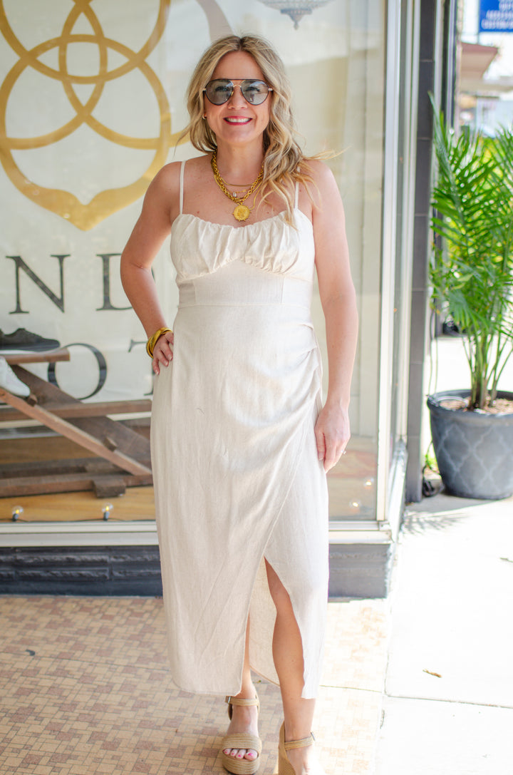 Summer Stroll Dress in Natural
