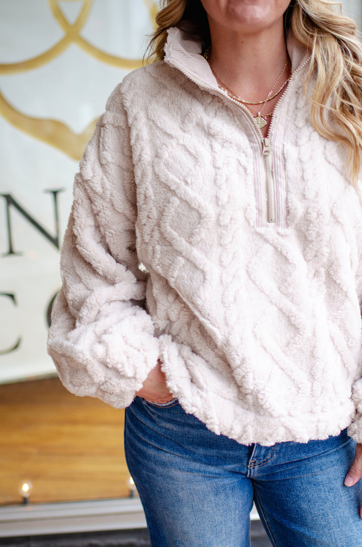 Winter Wishes Pullover in Cream