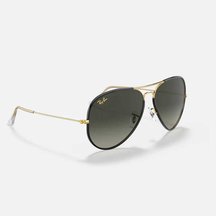 Ray-Ban Aviator Full Color Legend Black on Gold