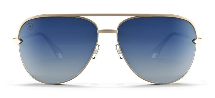 Blenders Shadow Blue Gradient Gold Sunglasses
