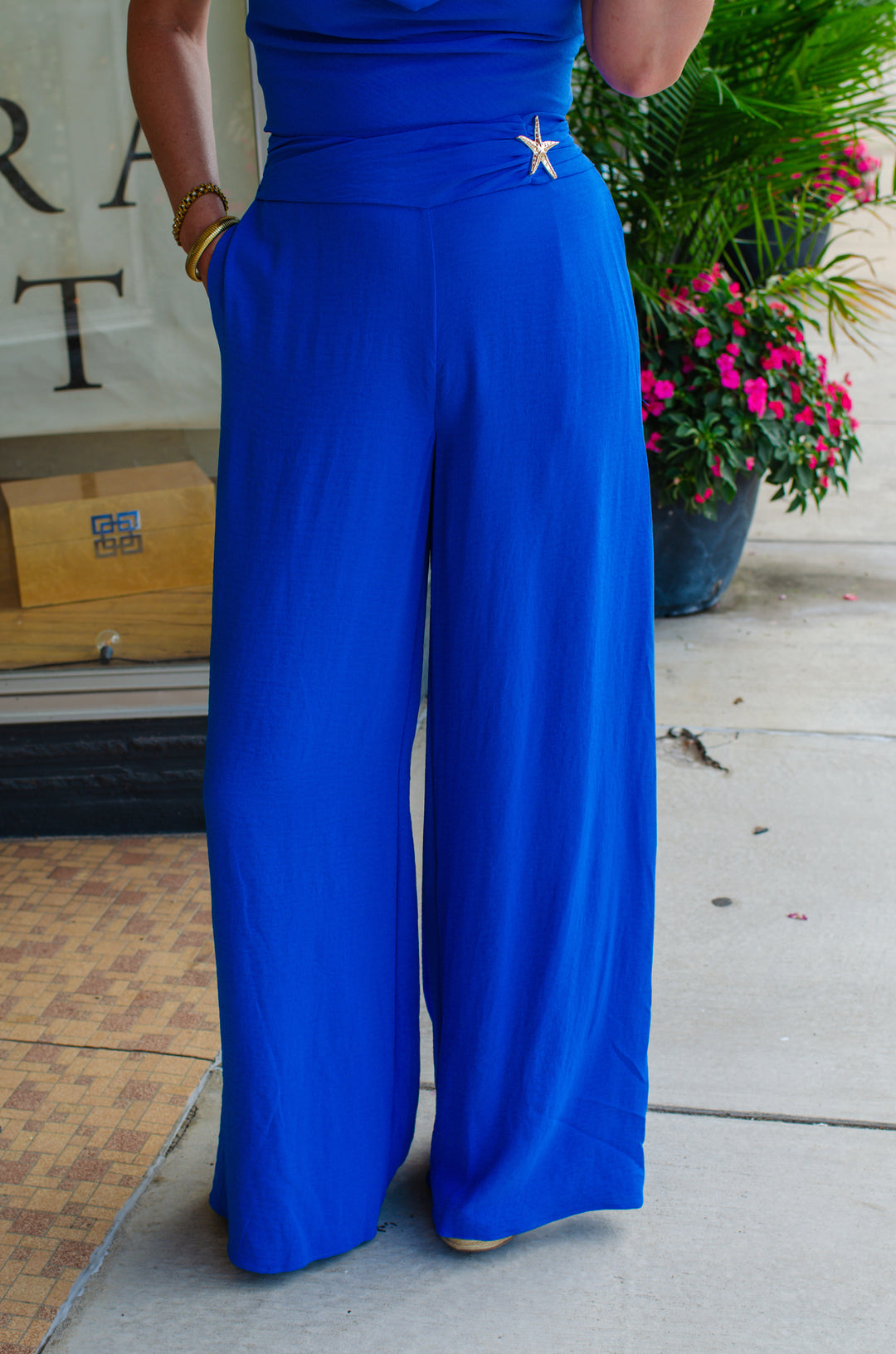 Island in the Sun Pant in Blue