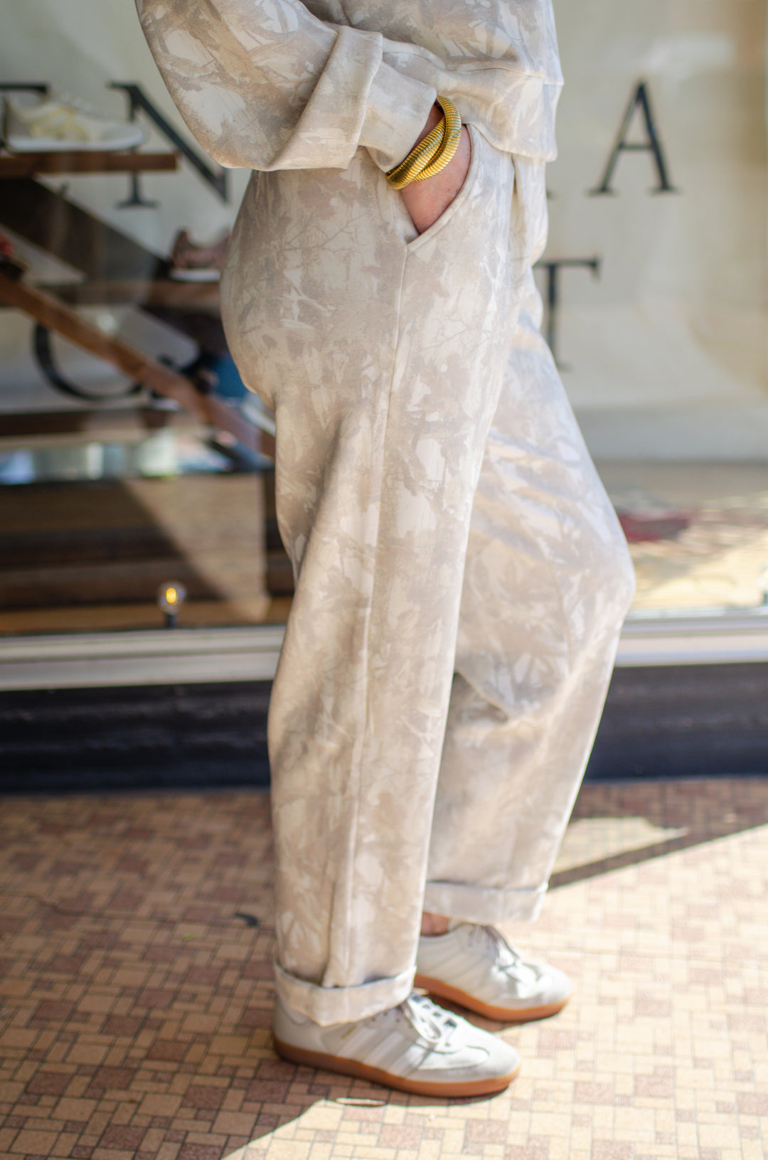 Blended Neutral Camo Buttery Soft Jogger Pant