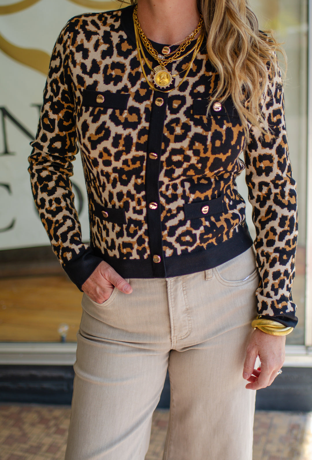 Fall Moments Leopard Pullover Sweater