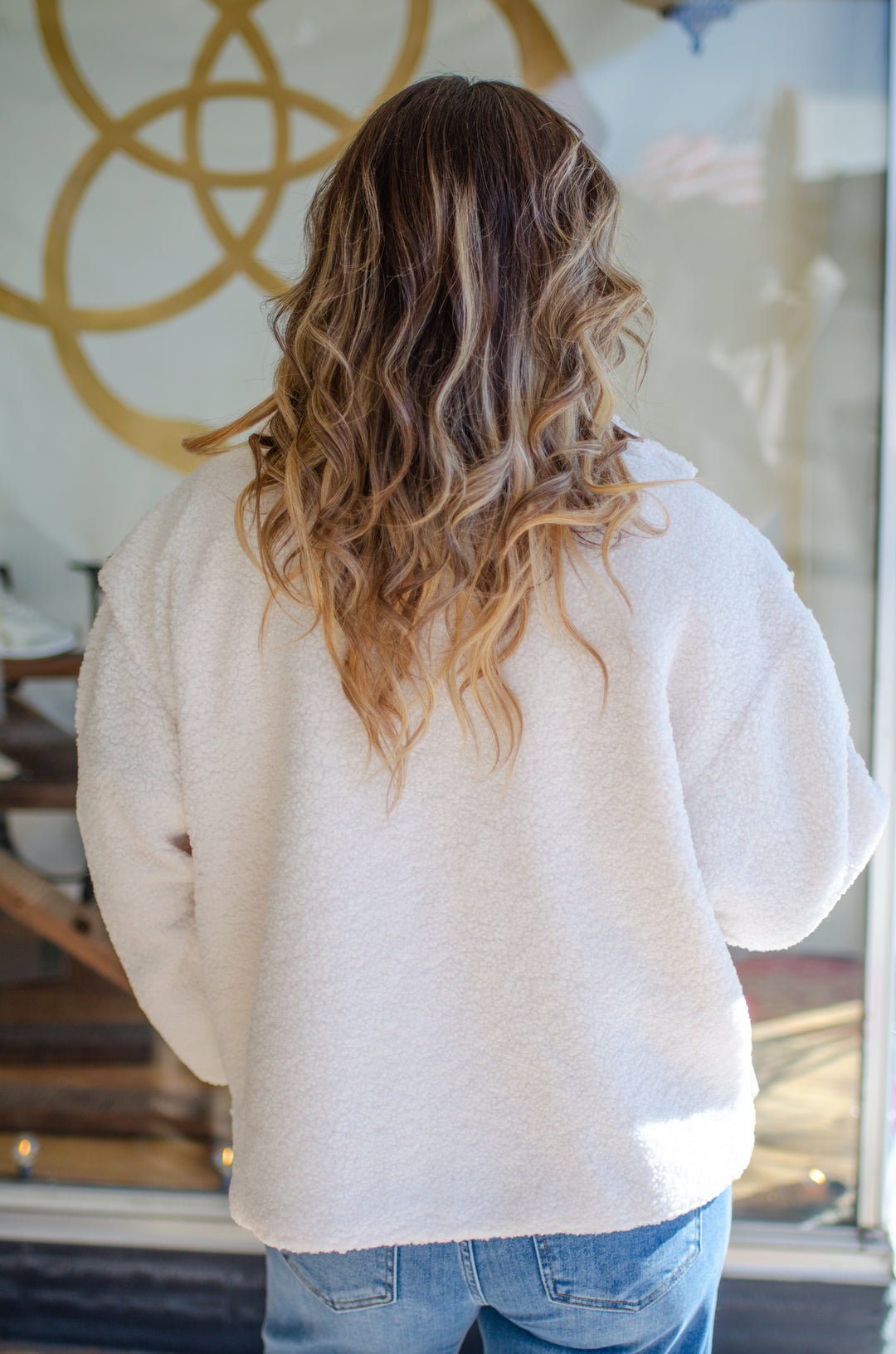 Warm Embrace Denim & Shearling Jacket