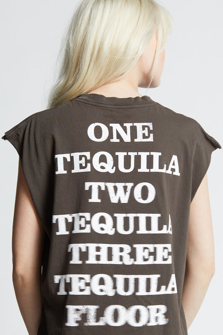 Tequila Por Favor Pepper Cut Sleeve Tee