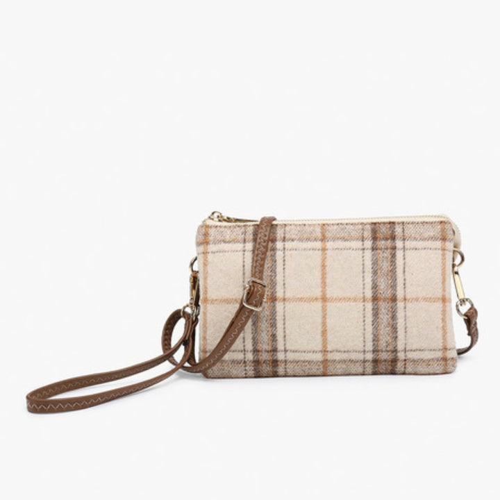 Riley Plaid
Compartment Crossbody/Wristlet