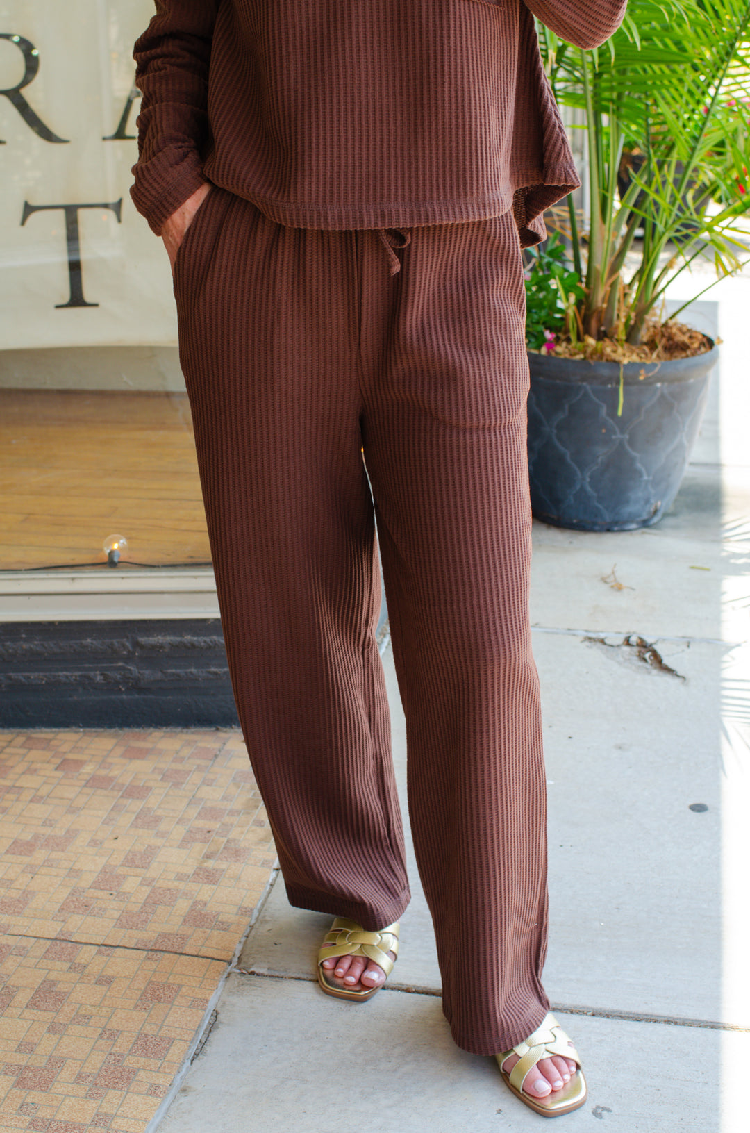 NT12936 Pant Chocolate
