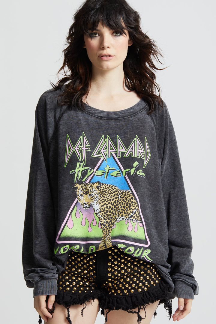 Def Leppard Hysteria Burnout Sweatshirt