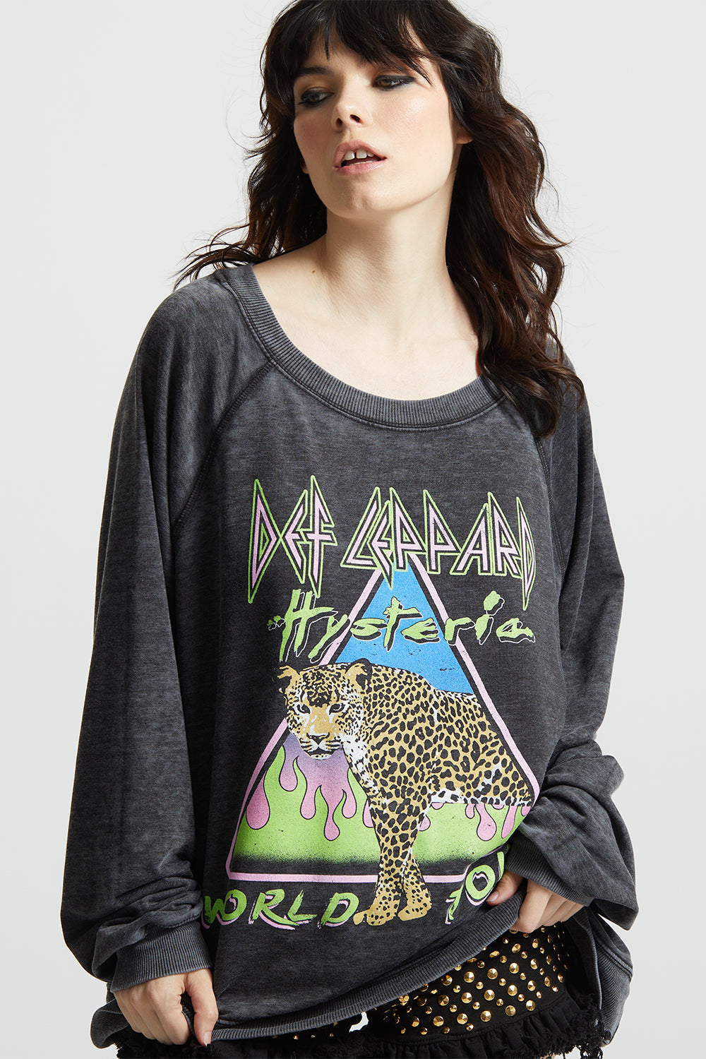 Def Leppard Hysteria Burnout Sweatshirt