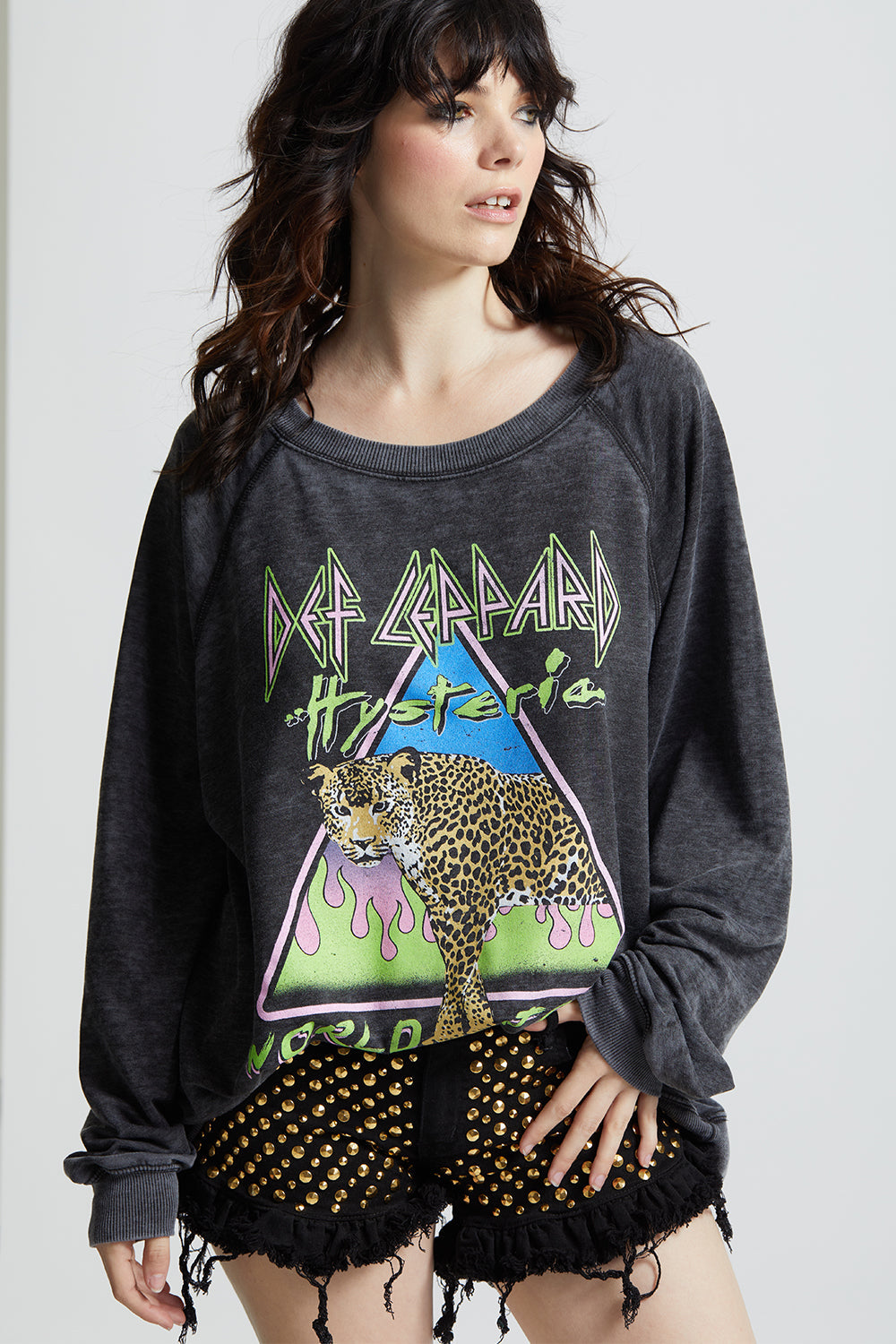 Def Leppard Hysteria Burnout Sweatshirt