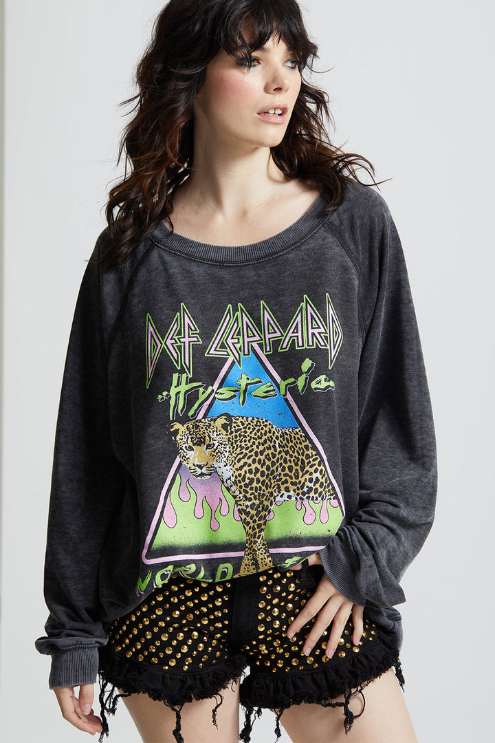 Def Leppard Hysteria Burnout Sweatshirt