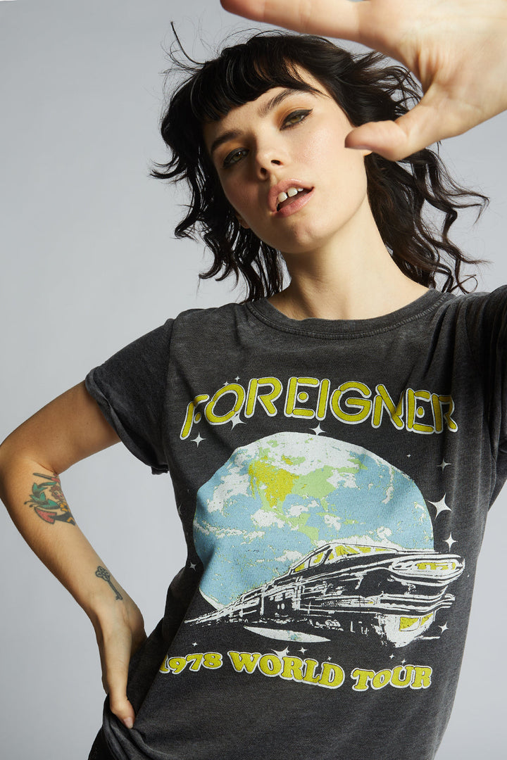 Foreigner Burn Out Tee