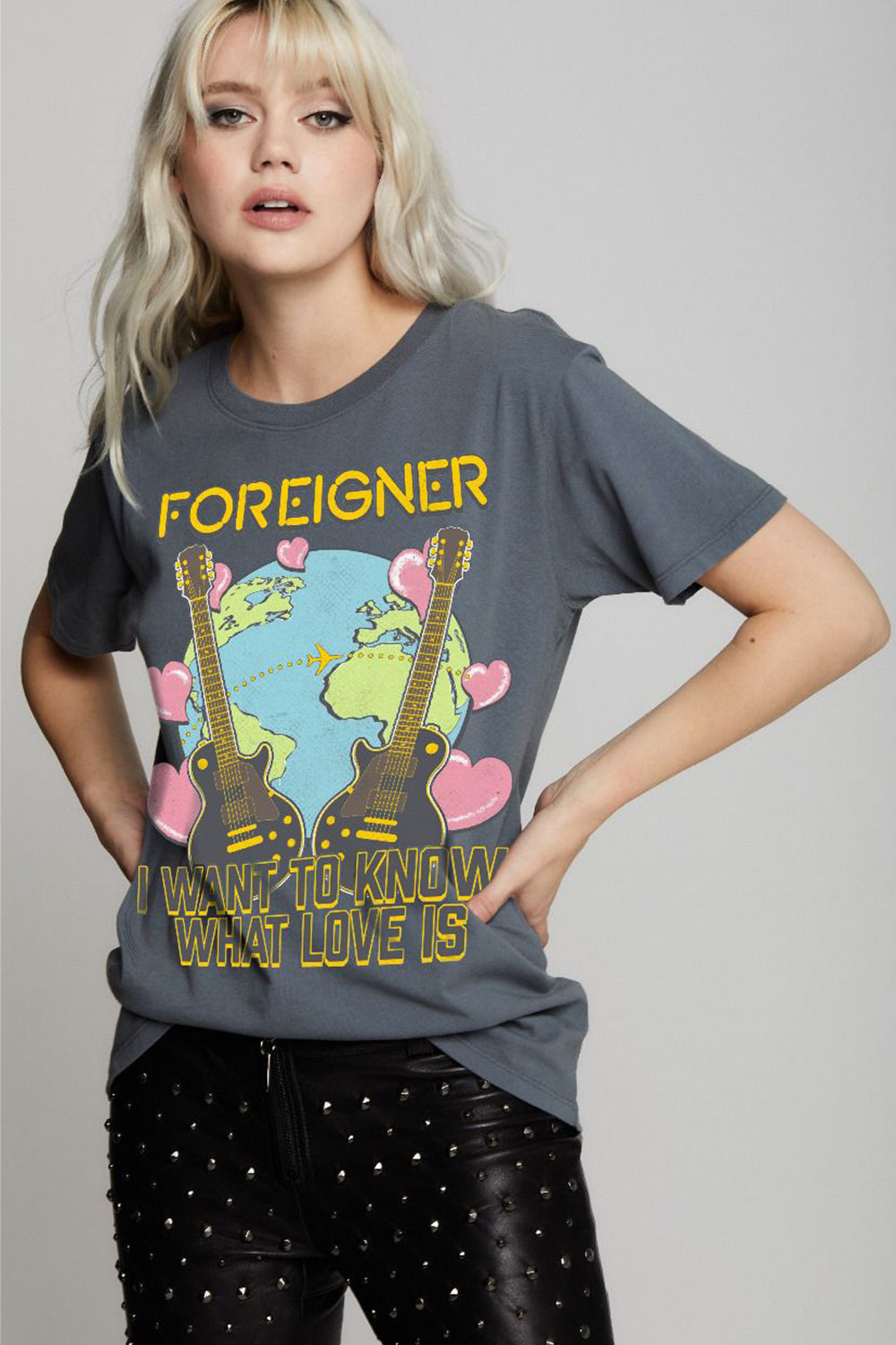 Foreigner Steel Grey Tee