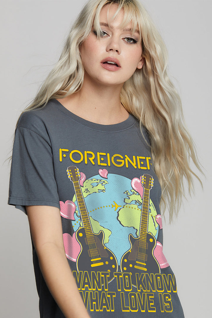 Foreigner Steel Grey Tee