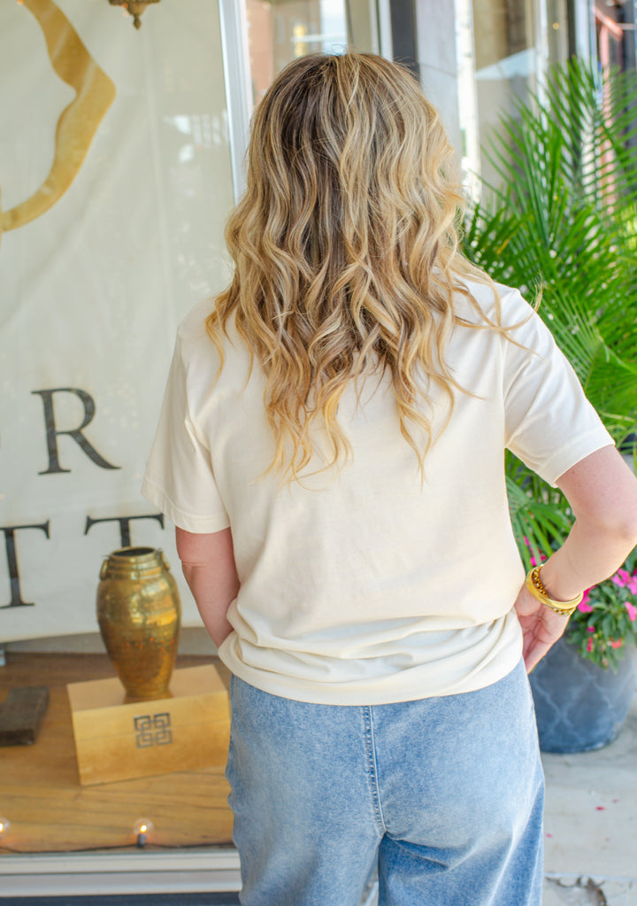 Apres Golf Graphic Tee in Ivory