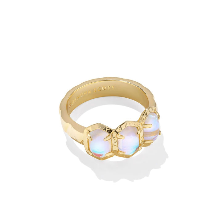 Kendra Scott Daphne Ring Band in Dichroic Glass on Gold