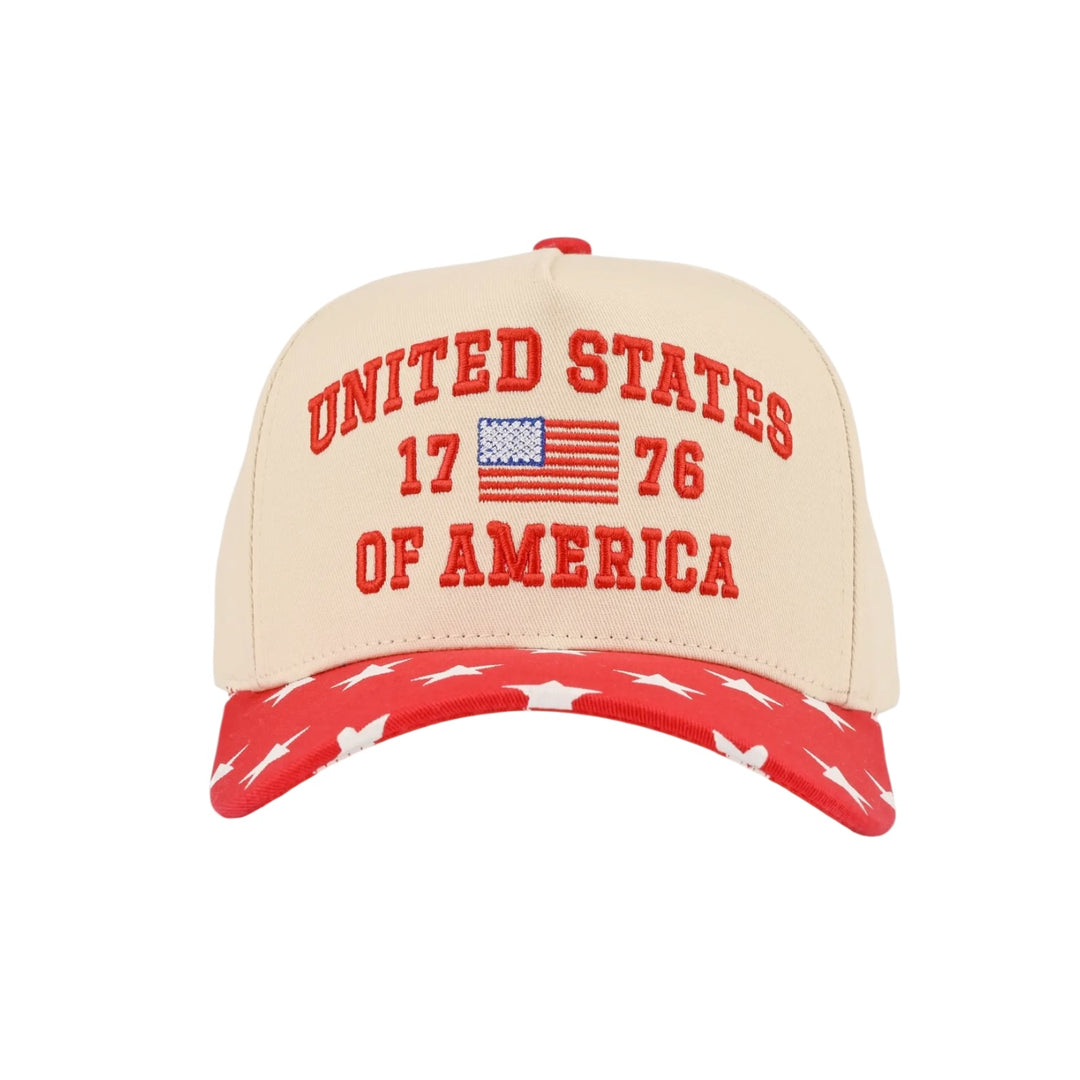 United States of America 1776 Two-tone Star Hat
