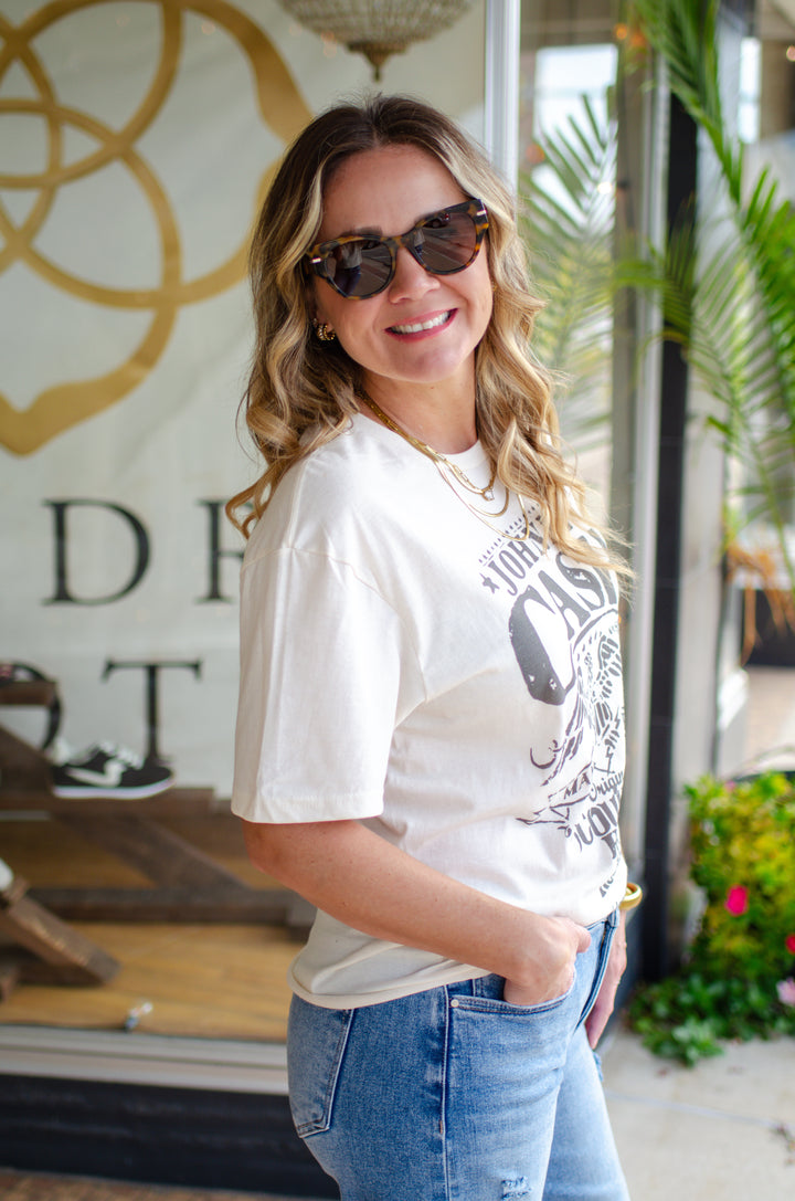 Johnny Cash Eagle Graphic Tee