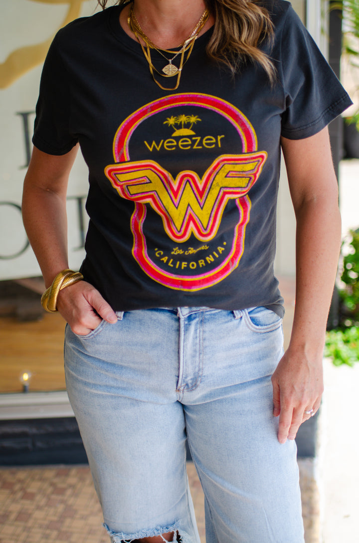 Weezer California Tee in Black