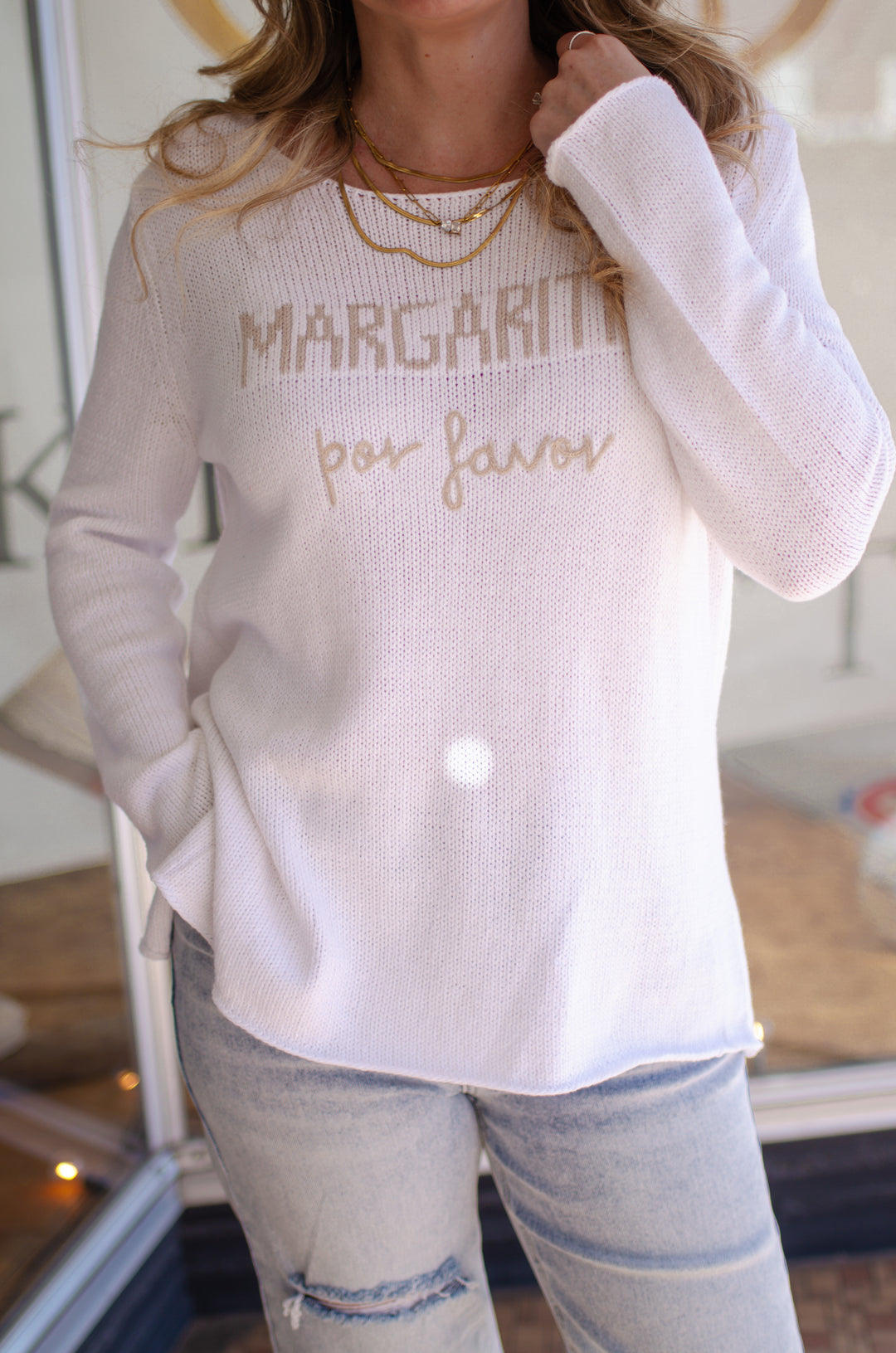 Margarita Por Favor Knit Lightweight Sweater