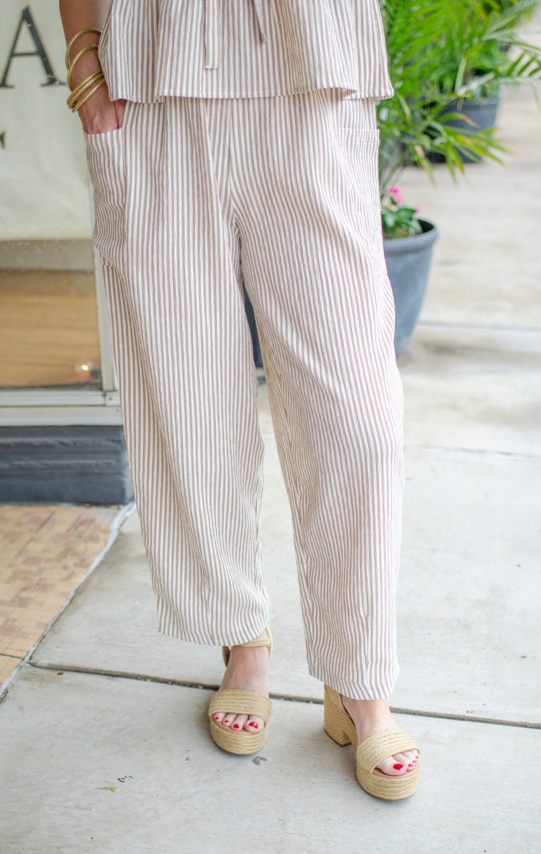 Lovingly Yours Striped Pants