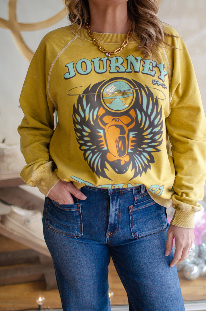 Journey Soft Mustard Sweatshirt