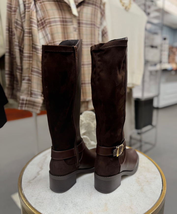 Perfect Timing Riding Boot in Chocolate