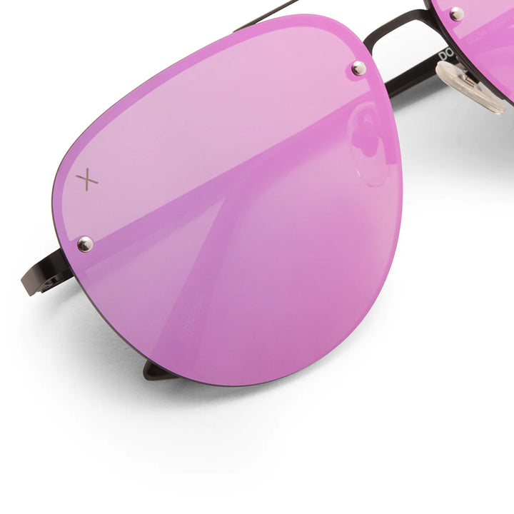 Dime-Cienega-Matte Black Pink Sunglasses