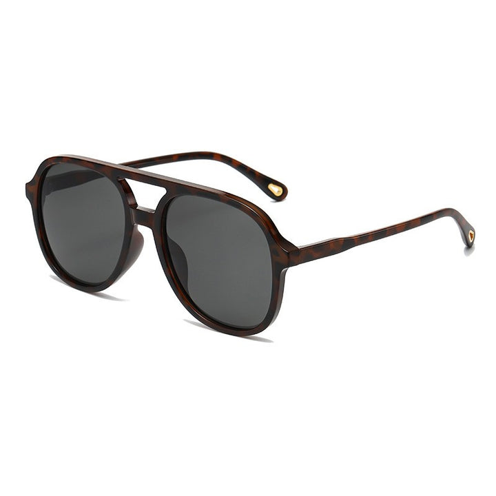 Classic Oversized Acrylic Aviator Sunglasses