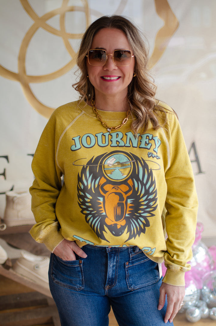 Journey Soft Mustard Sweatshirt