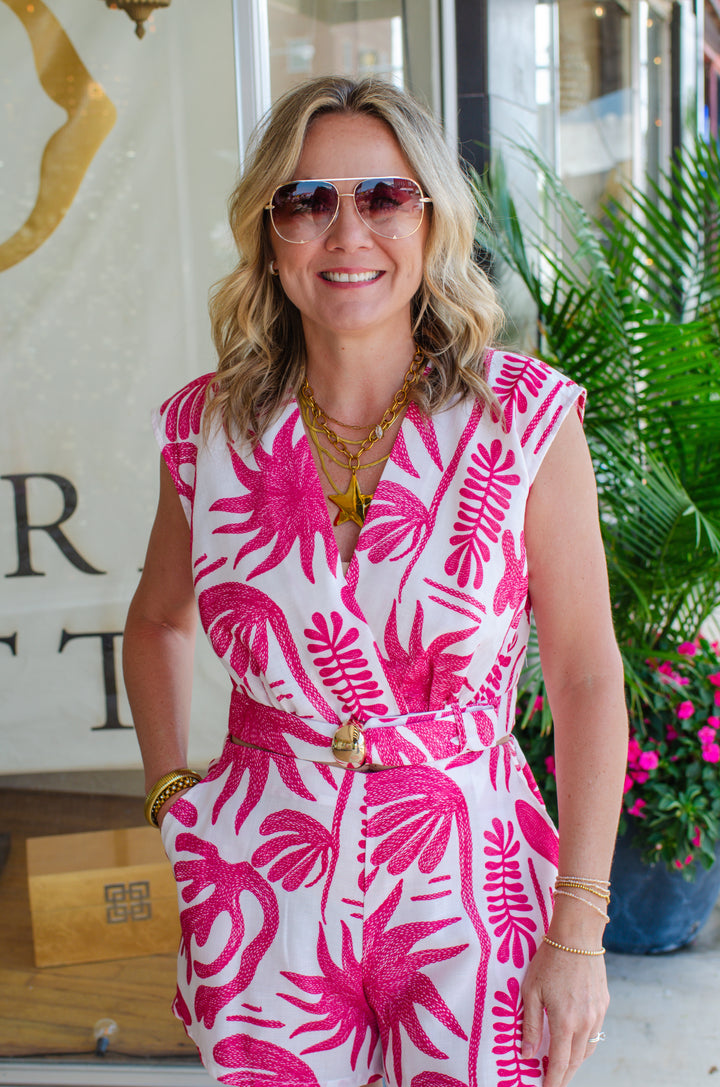 Tropical Dreams Top in Pink