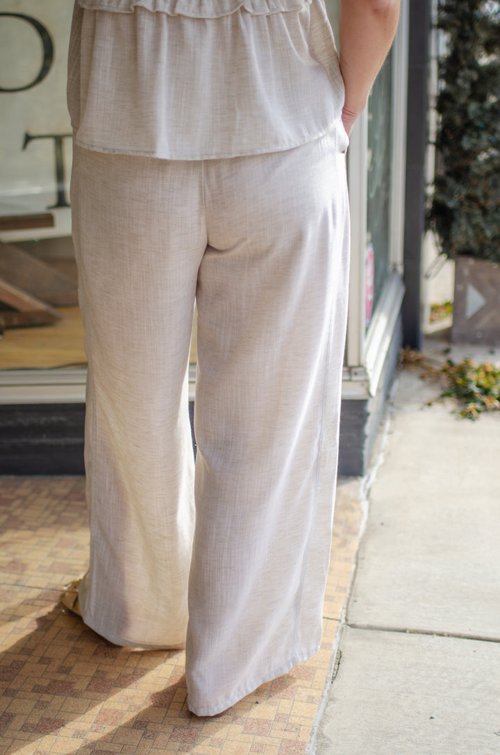 Summer Perfection Linen Pull On Pant