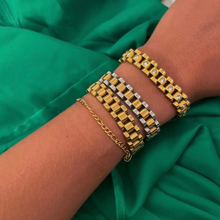 Chansuttpearls Watch Band with Diamond