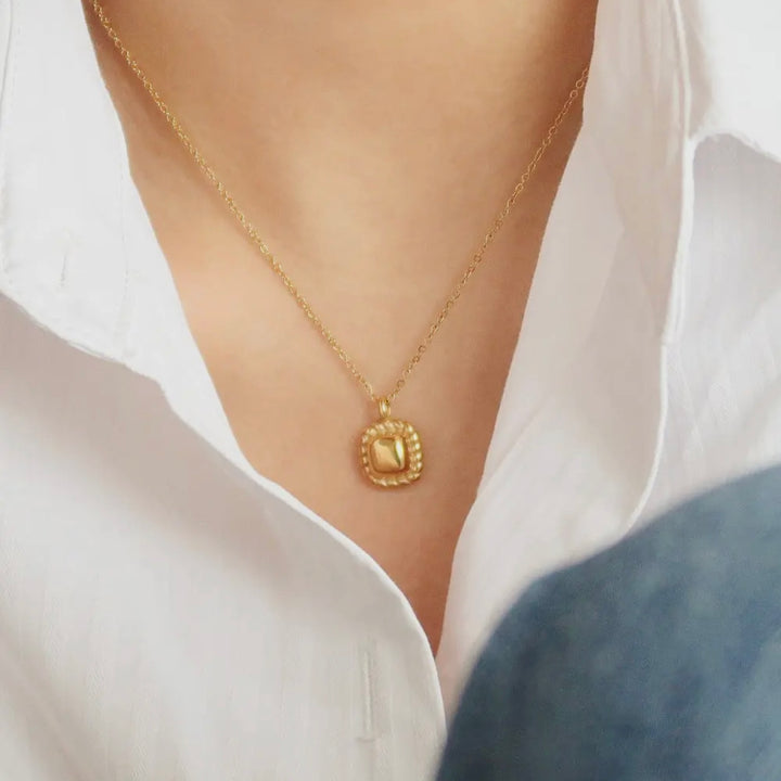 LUXE Alara 18K Gold Plated Non-Tarnish Classic Layered Chain Necklace