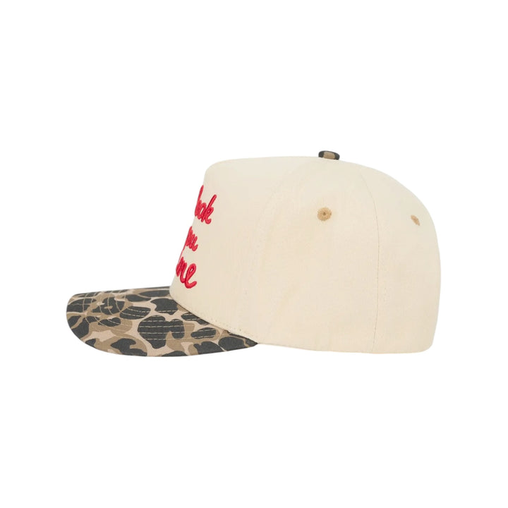You Look Like You Love Me Embroidered Trucker Hat in Leopard