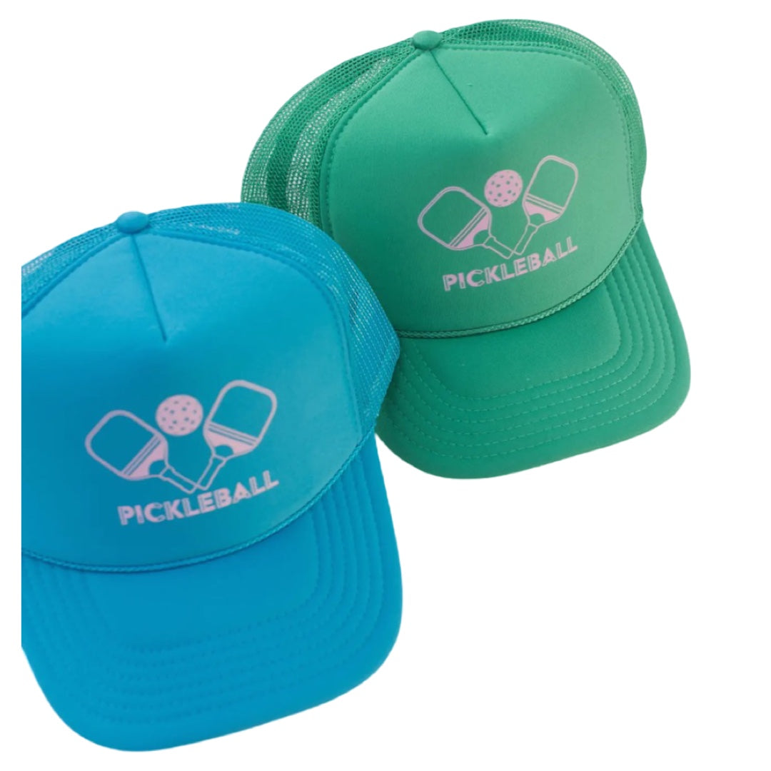 Pickleball Mesh Back Trucker Hat in Green