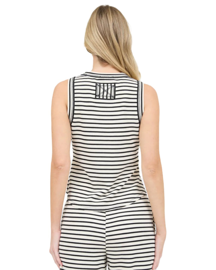 Beholden To You Stripe Knit Tank Top