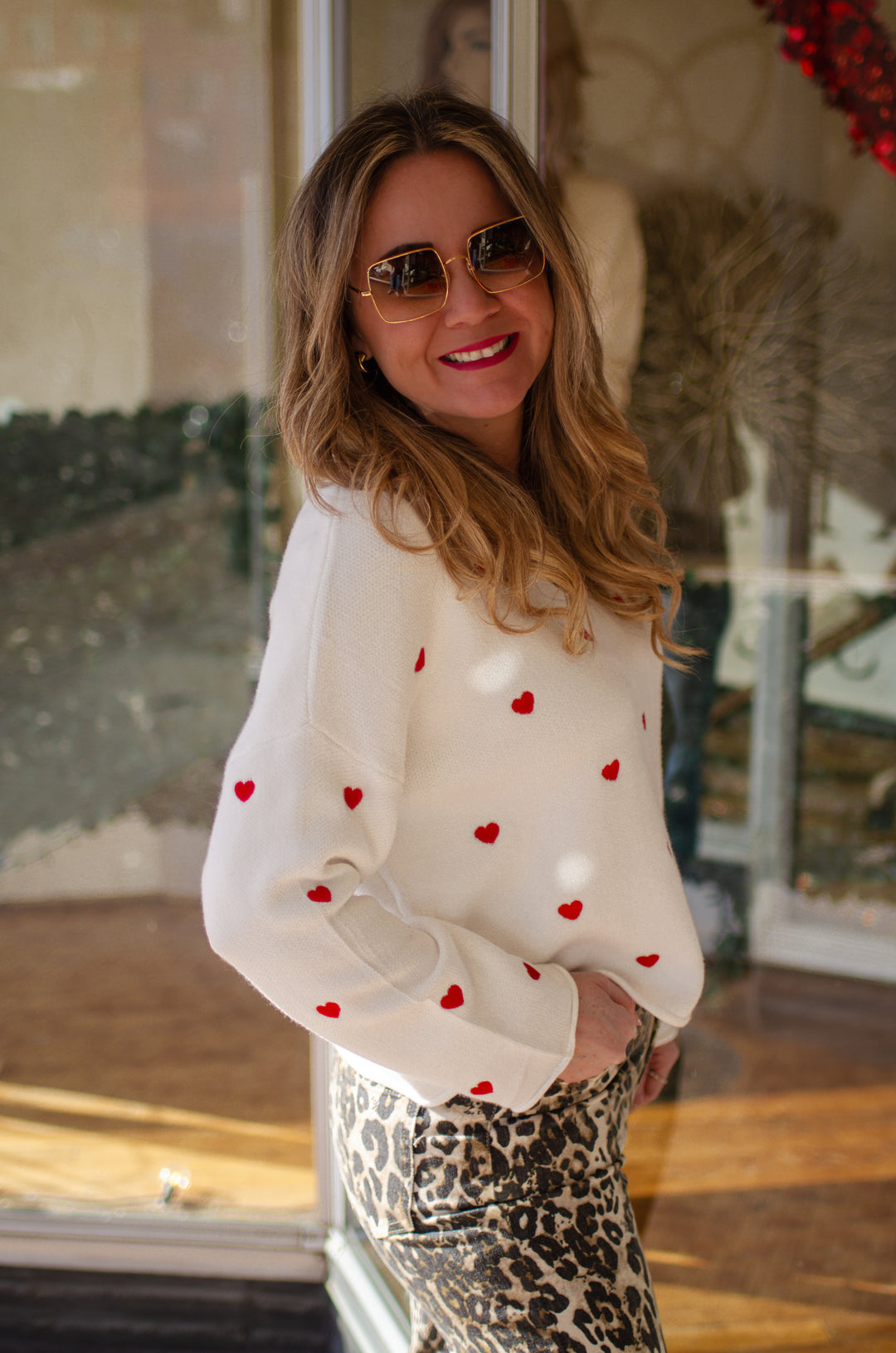 All My Love Heart Knit Sweater