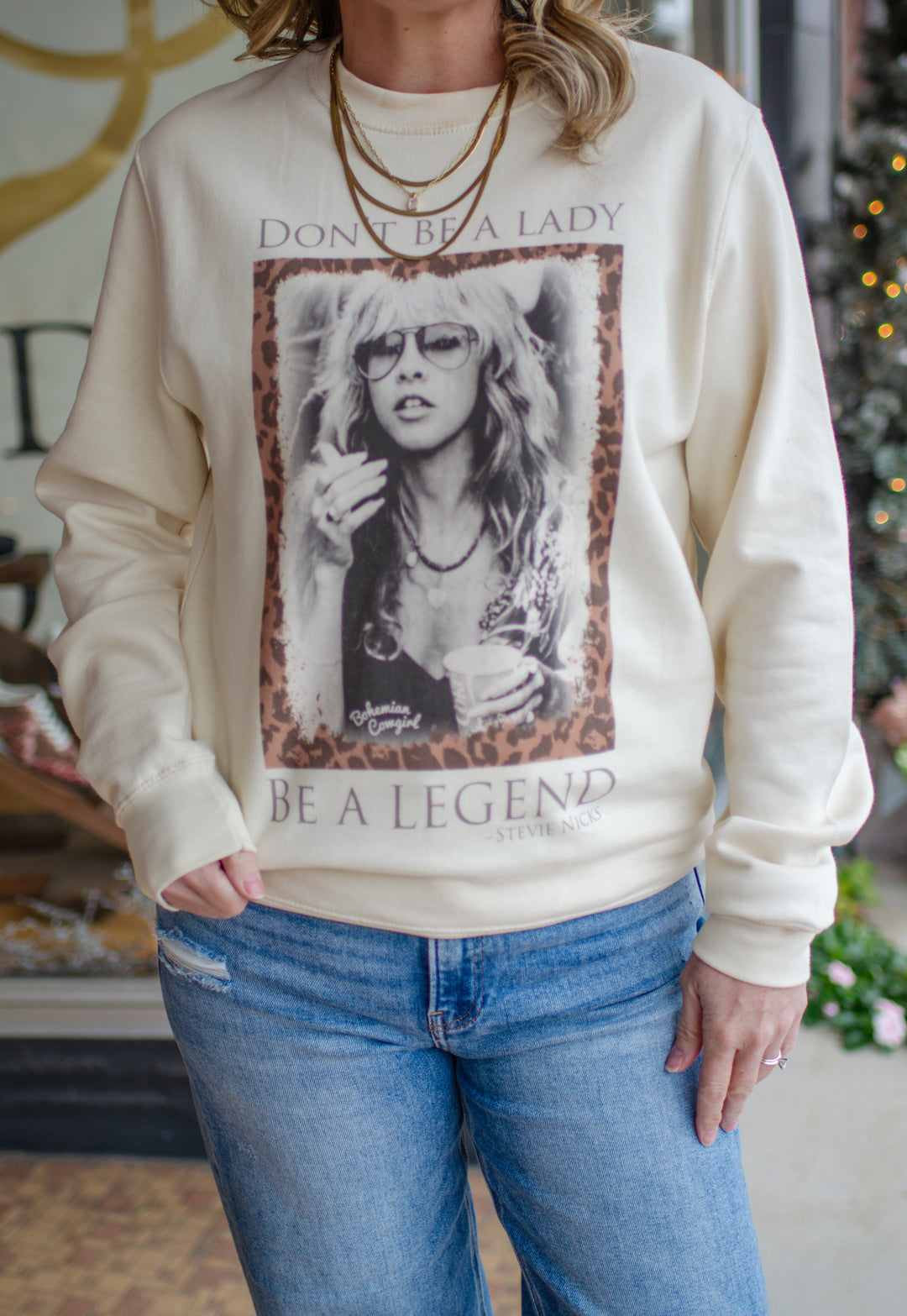 Don't Be A Lady Be A Legend Stevie Nicks Sweatshirt