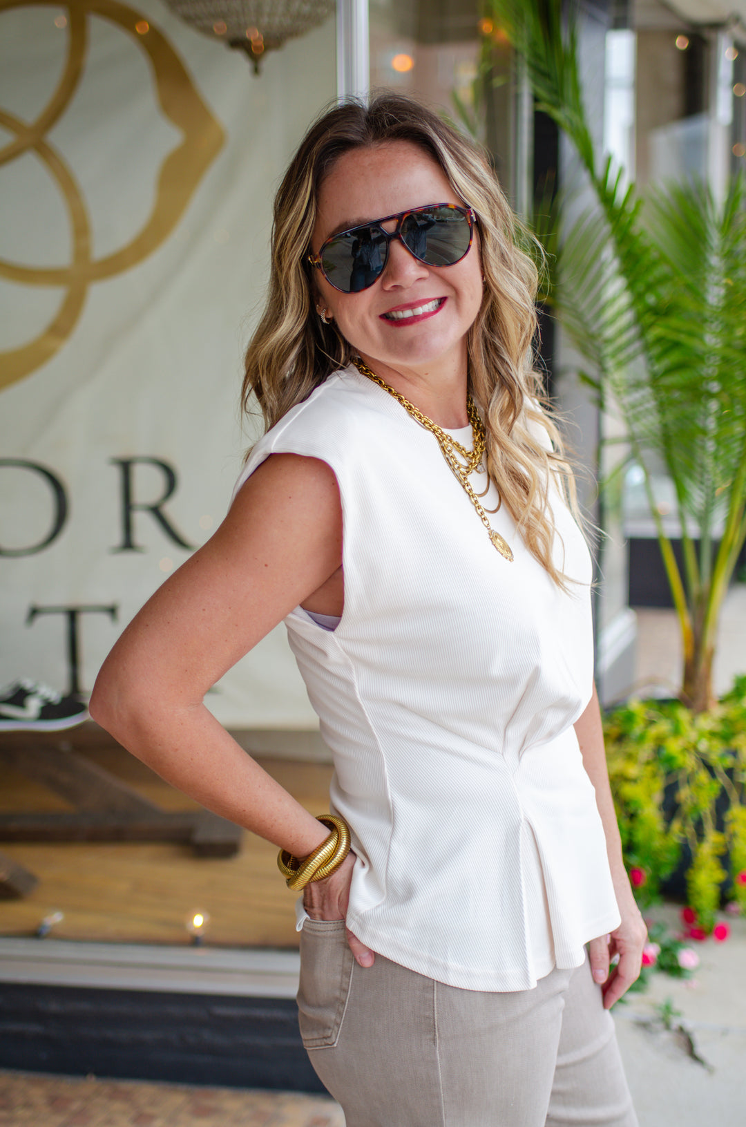 Always Yours Top in Ivory