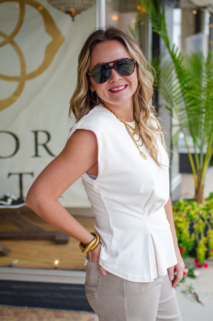 Always Yours Top in Ivory