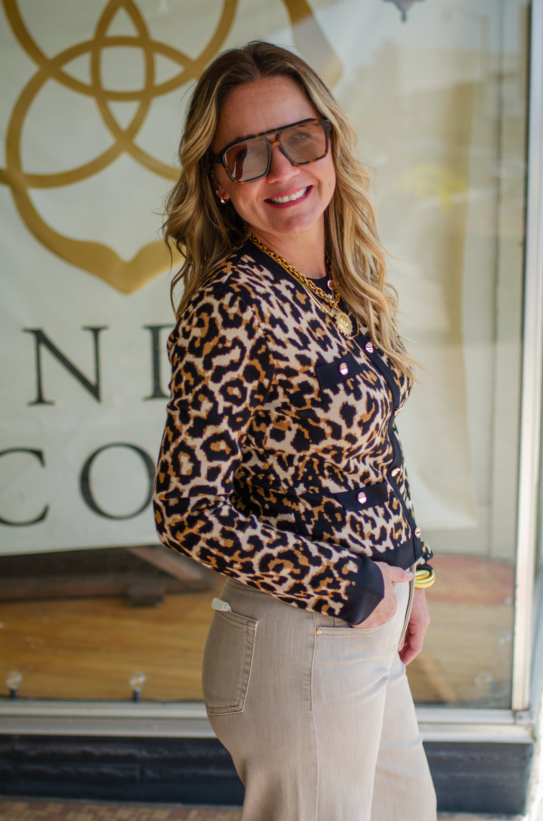 Fall Moments Leopard Pullover Sweater