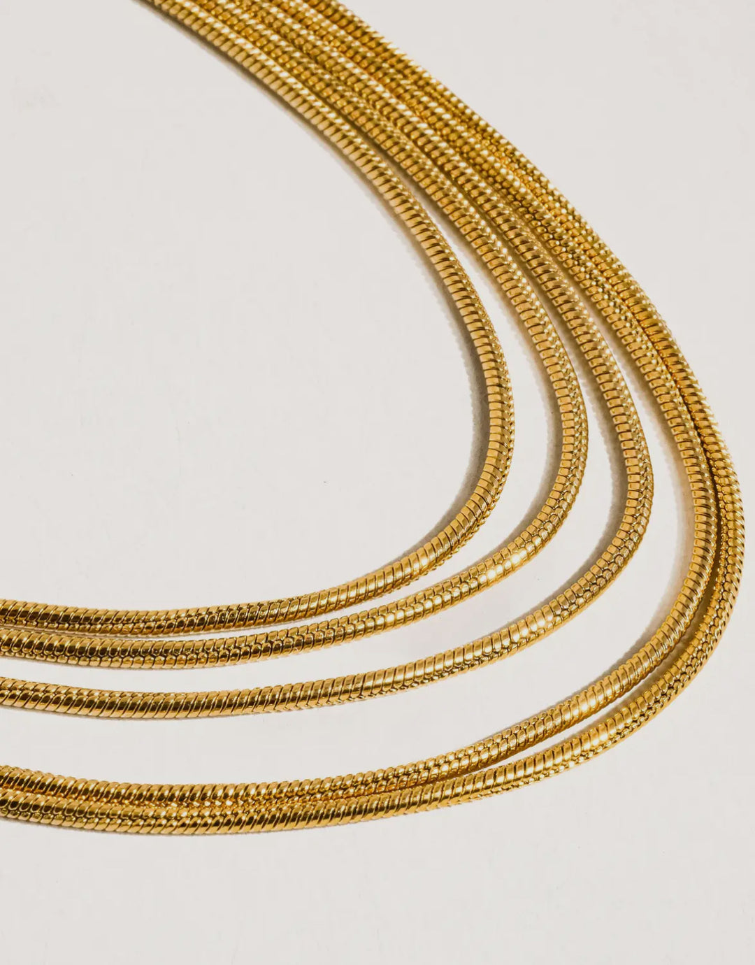 LUXE Cleo 18K Gold Plated Non Tarnish Chain Necklace