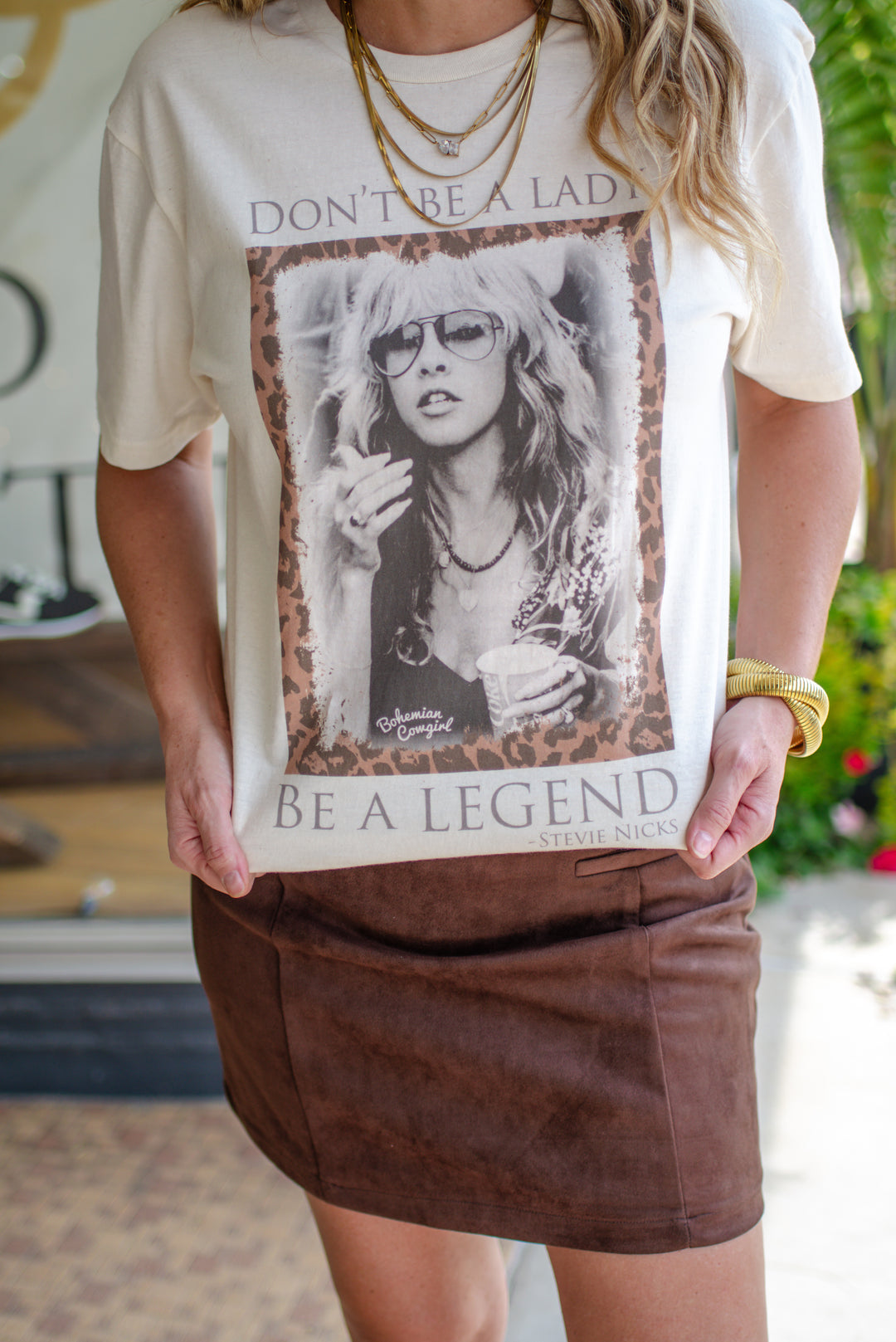 Stevie Nicks "Don't Be a Lady, Be a legend" Graphic Tee