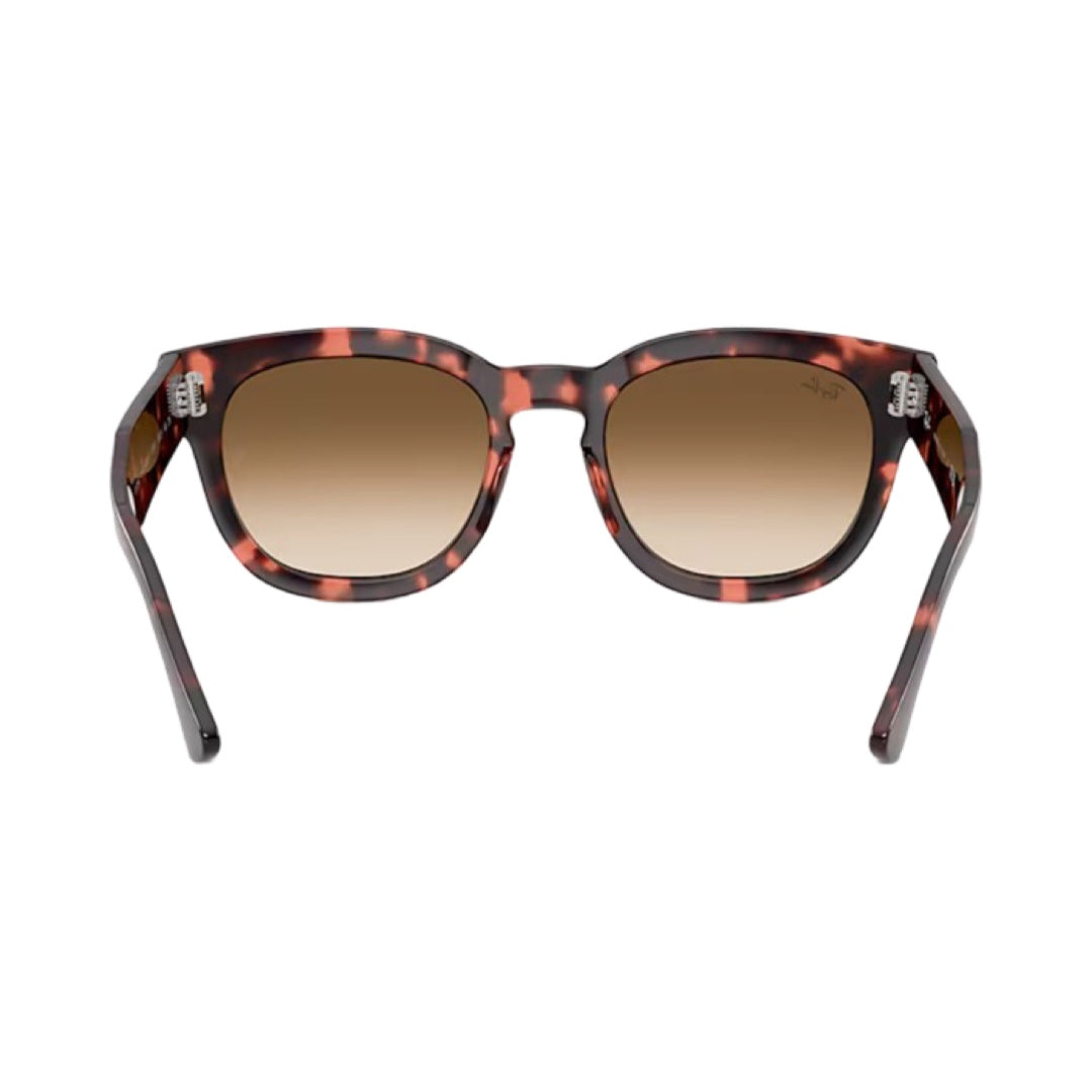 Ray-Ban Mega Hawkeye Polished Pink Tortoise with Brown Gradient Lenses